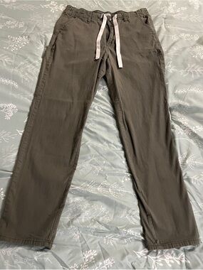 Kensie Olive Green Casual Drawstring Pants